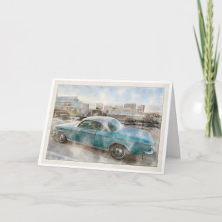 Corvair Monza Watercolor Card