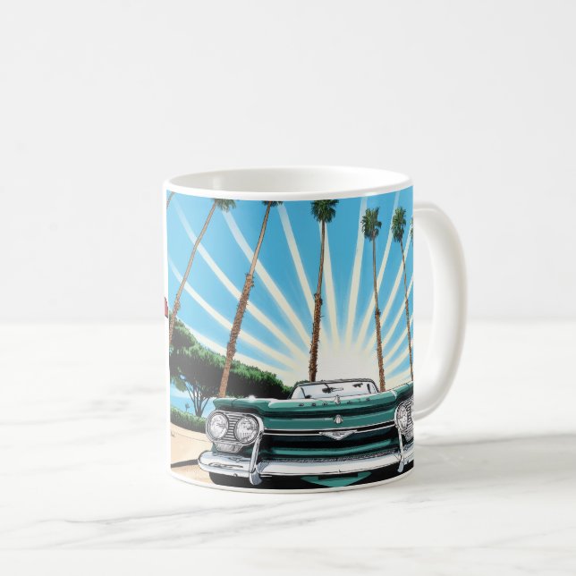 Corvair Pop Art Coffee Mug (Front Right)