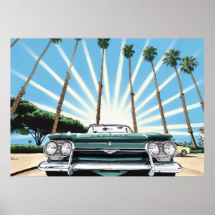 Corvair Pop Art  Poster