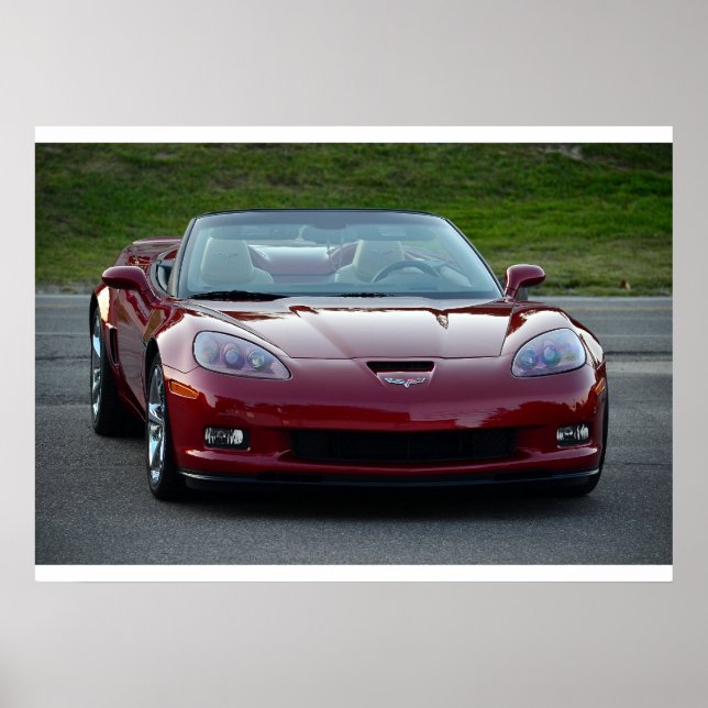 Corvette C6 Grand Sport Convertible Poster (Front)