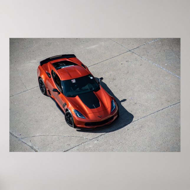 Corvette C7 Z06 Poster (Front)