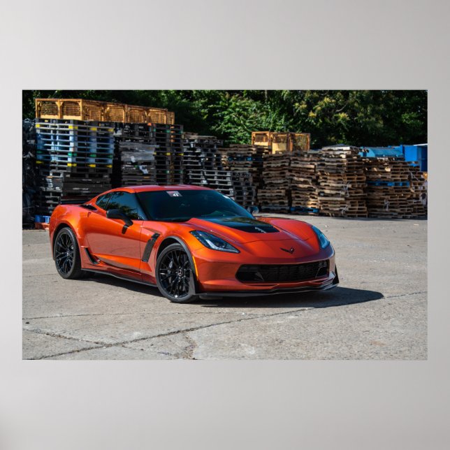 Corvette C7 Z06 Poster (Front)