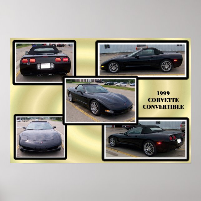 CORVETTE COLLAGE POSTER (Front)