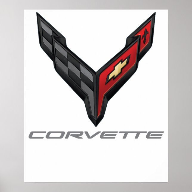 corvette logo 3 poster (Front)