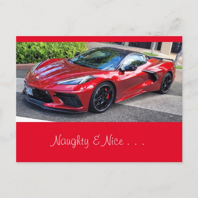 Corvette Post Card  (Front)