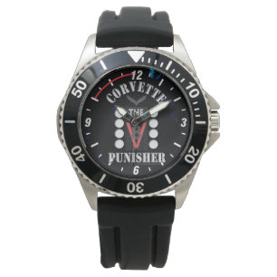 Corvette the V8 Punisher Black/Blue Watch