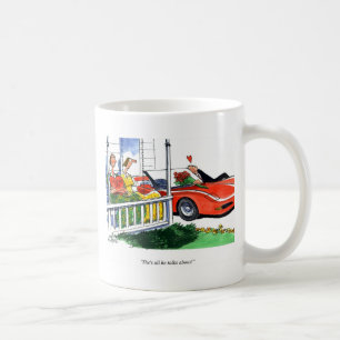 Corvette Valentines Coffee Mug