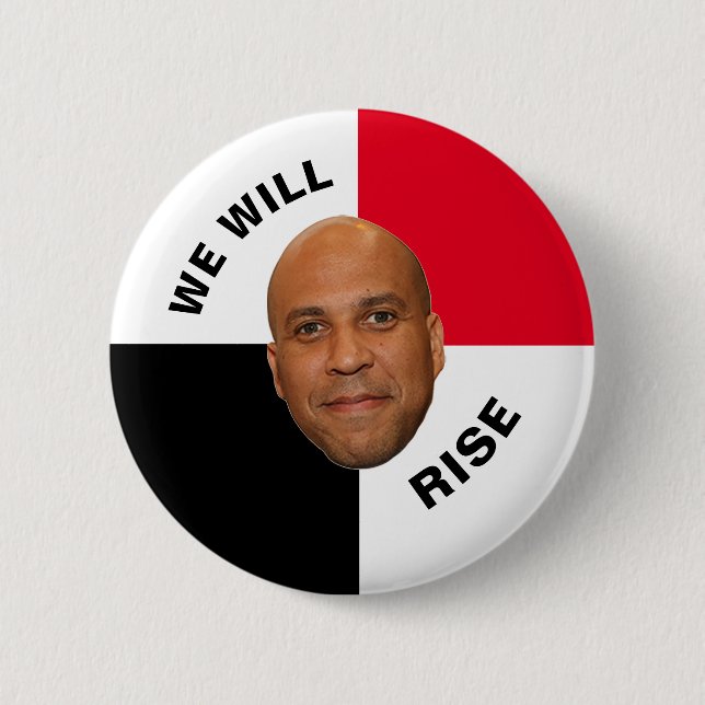 Cory Booker 2020 6 Cm Round Badge (Front)