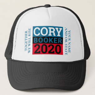 Cory Booker 2020 Personalised VOTE Merchandise Trucker Hat