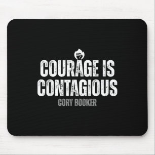 Cory Booker Courage Is Contagious Cory Filibooker Mouse Pad