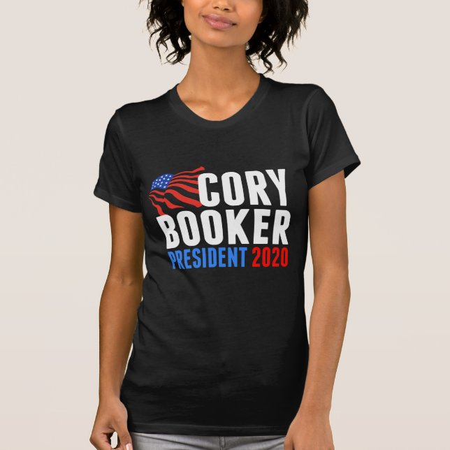 Cory Booker for President 2020 T-Shirt (Front)