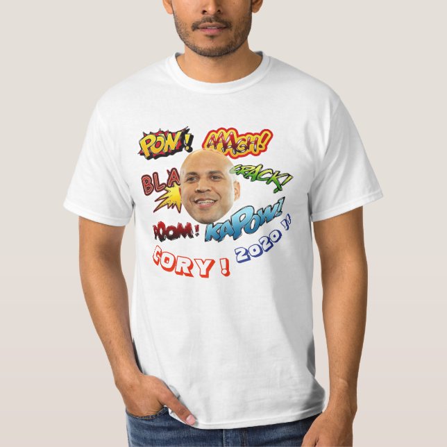 Cory Booker for President 2024 T-Shirt (Front)