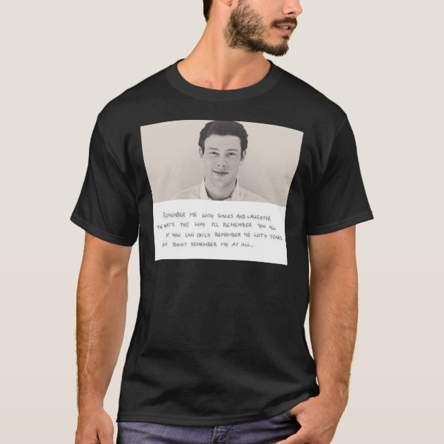 Cory Monteith Classic T-Shirt (Front)