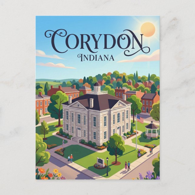 Corydon USA Postcard (Front)