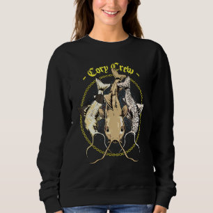 Corydora Catfish - Cory Crew Apparel For Aquarium Sweatshirt