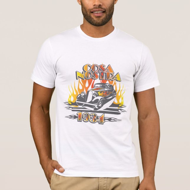 Cosa Nostra Classic Car T-Shirt (Front)