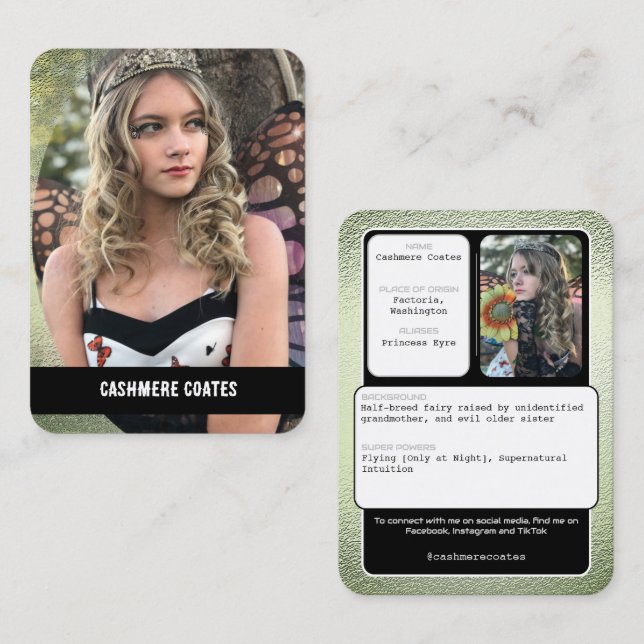Coscards | Custom Cosplay Trading Cards (Front/Back)