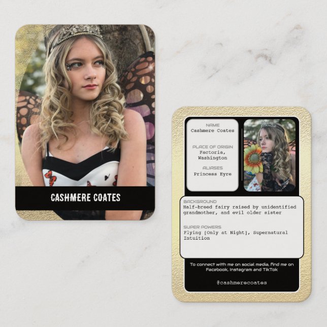 Coscards | Custom Cosplay Trading Cards (Front/Back)