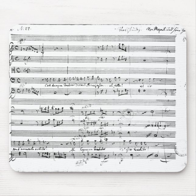 Cosi Dunque Tradisci...' Mouse Pad (Front)