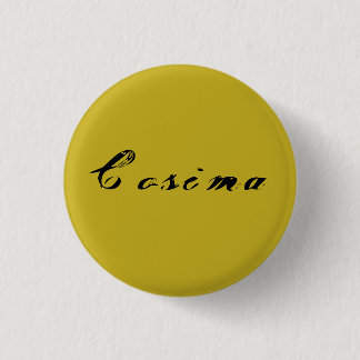 Cosima from Orphan Black antique calligraphy 3 Cm Round Badge