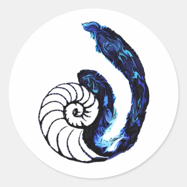 Cosima Tattoo Orphan Black Customisable Background Classic Round Sticker (Front)