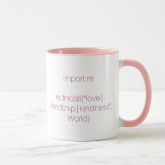 Cosiness, Code and Coffee Mug (Pink Lettering)