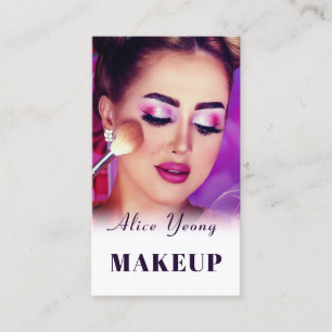 Cosmetic beauty face business card