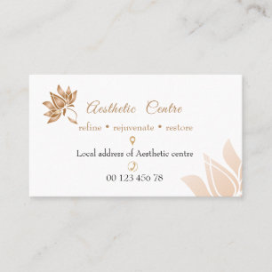 Cosmetic, beauty & make up center business card