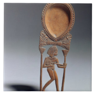 Cosmetic spoon with a figure of a lutenist, New Ki Tile