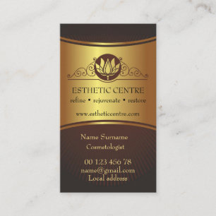 Cosmetic studio business card