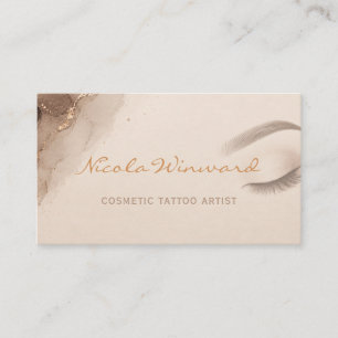 Cosmetic Tattoo Artist Business Card