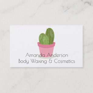 Cosmetics and waxing Beauty Appointment Card