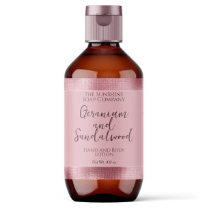 Cosmetics Bottle or Jar Label - Pink Foil Border