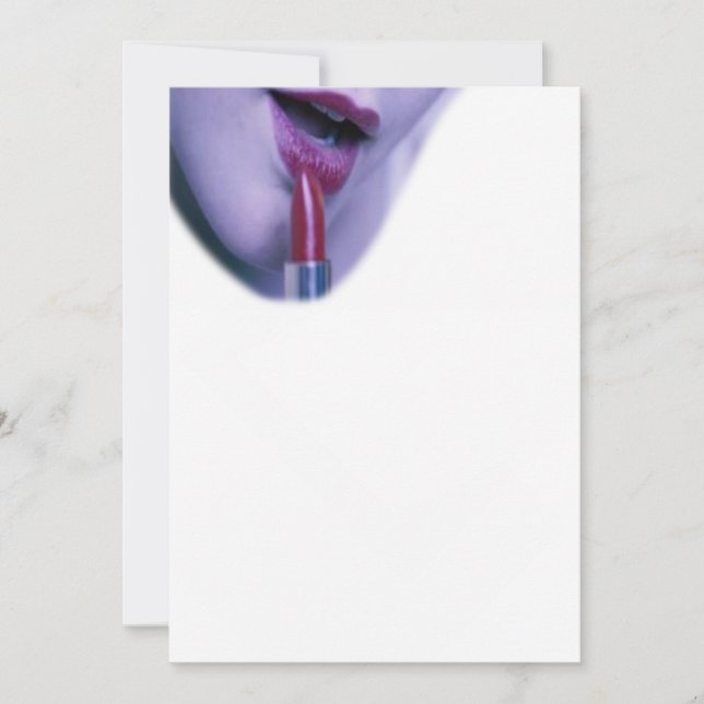 Cosmetics Invitation (Front)