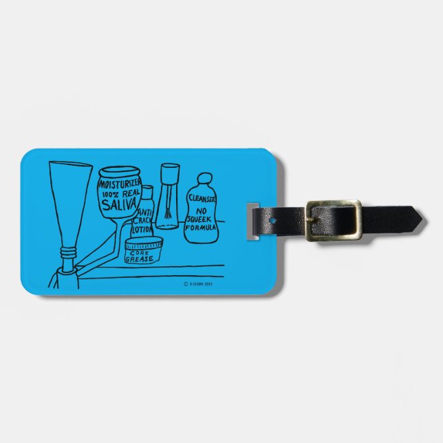 Cosmetics Luggage Tag (Front Horizontal)