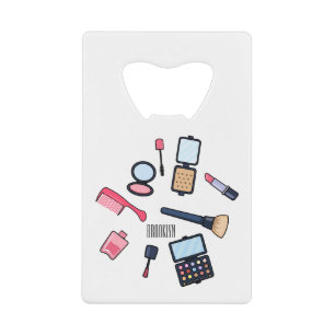 Cosmetics / make-up cartoon illustration