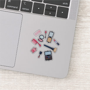 Cosmetics / make-up cartoon illustration