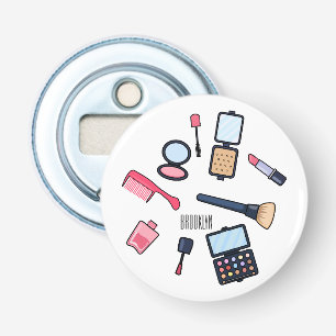 Cosmetics / make-up cartoon illustration bottle opener