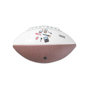 Cosmetics / make-up cartoon illustration football