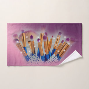 Cosmetics Makeup Brush Glamour Hand Towel