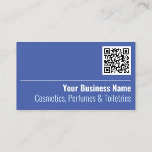 Cosmetics, Perfumes & Toiletries QR Code Business Card