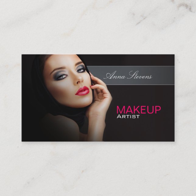 Cosmetologist business card (Front)