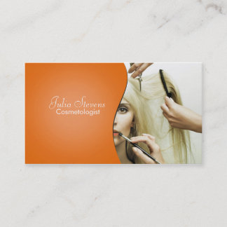 Cosmetologist business card
