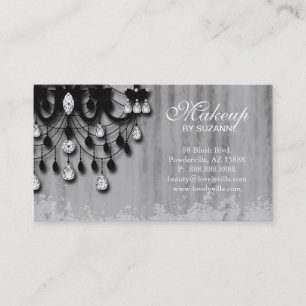 Cosmetologist Business Card Real Estate Makeup