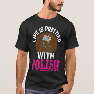 Cosmetologist Nail Polish Designer Manicurist Nail T-Shirt