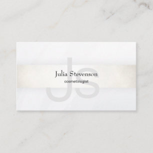 Cosmetologist Professional Skincare Beauty Salon Business Card