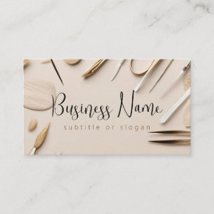 Cosmetology Beauty Neutral Business Card