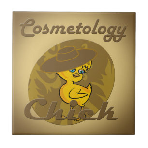 Cosmetology Chick #6 Tile