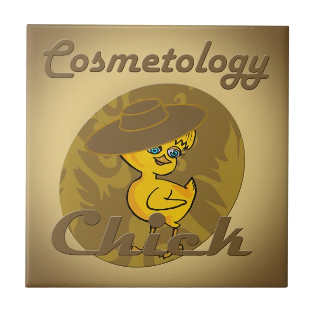 Cosmetology Chick #6 Tile (Front)