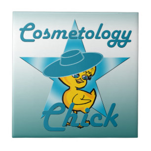 Cosmetology Chick #7 Ceramic Tile